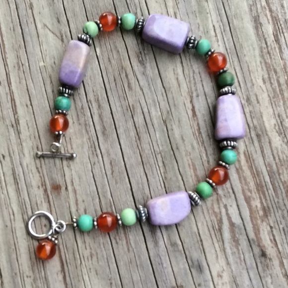 Turquoise Multi Stone Bracelet - Picture 1 of 6